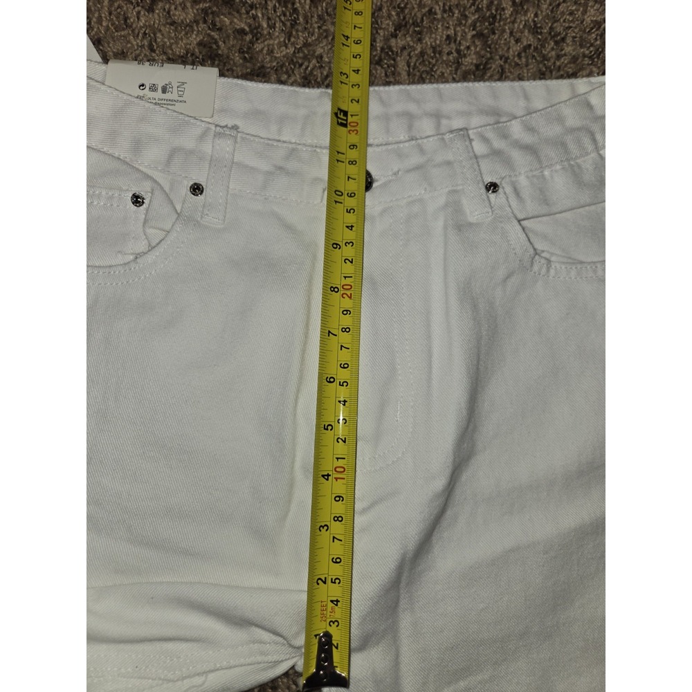 NWT Women's White Wide-Leg Jeans Size 30x33.5 Summer Preppy - Picture 8 of 15